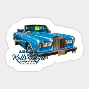 1981 Rolls-Royce Corniche Convertible Sticker